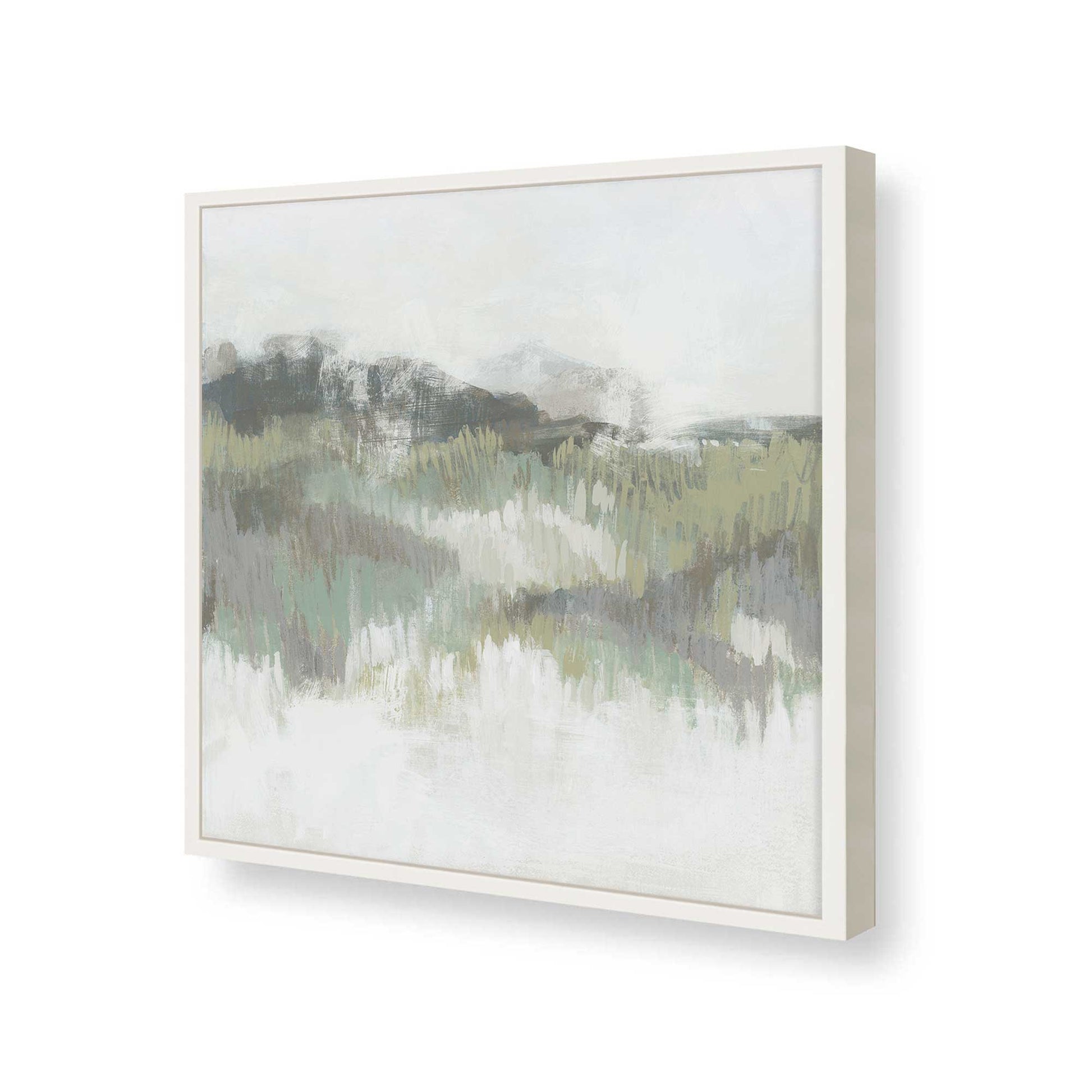 [Color:Opaque White], Picture of art in a Opaque White frame of the corner