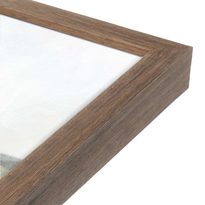 [Color:Walnut], Picture of art in a Walnut frame at an angle