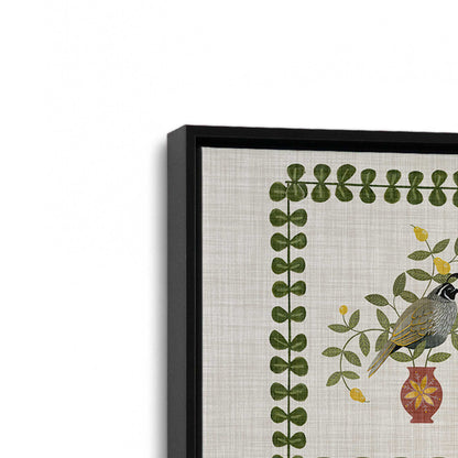 [Color:Satin Black], Picture of art in a Satin Black frame at an angle