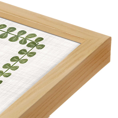 [Color:American Maple], Picture of art in a American Maple frame at an angle