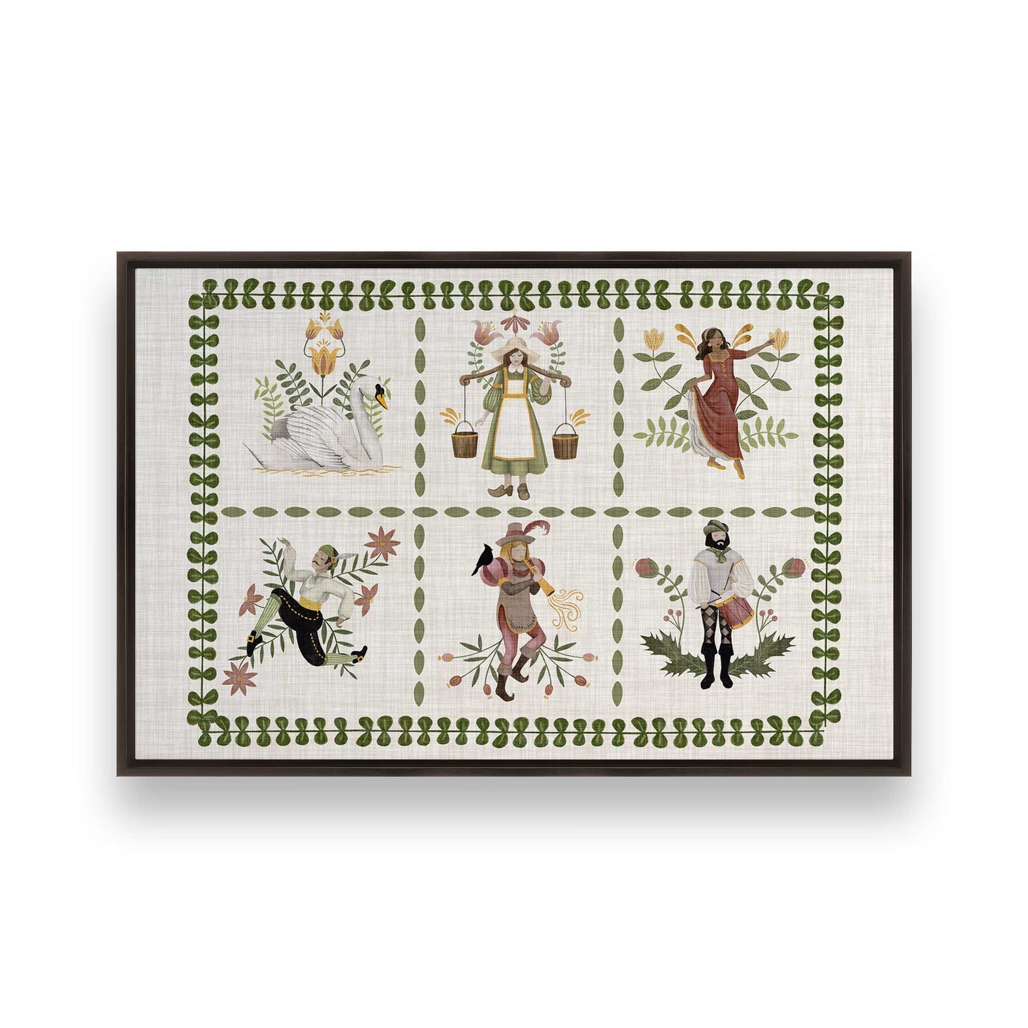 [Color:Espresso], Picture of art in a Espresso frame