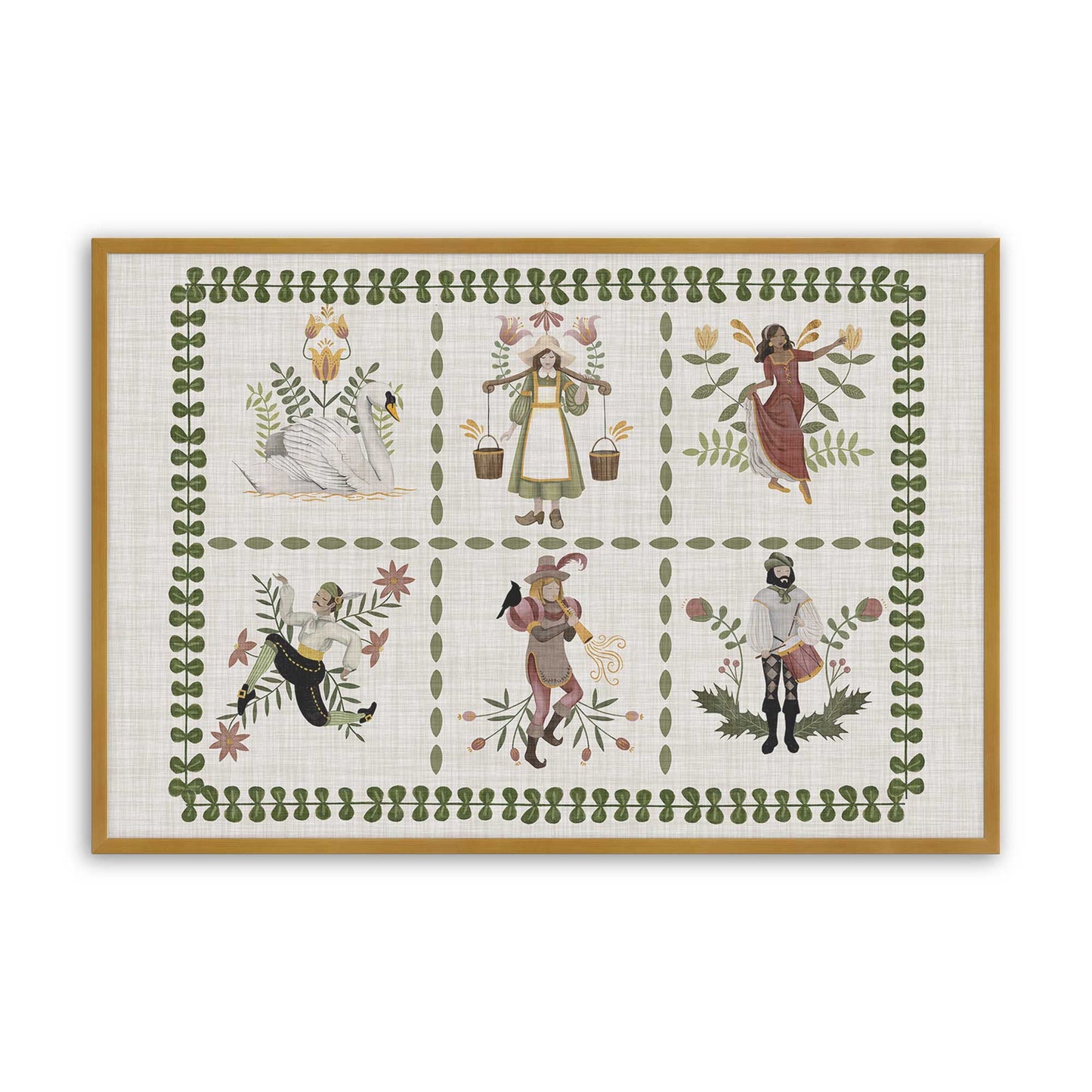 [Color:Polished Gold], Picture of art in a Polished Gold frame