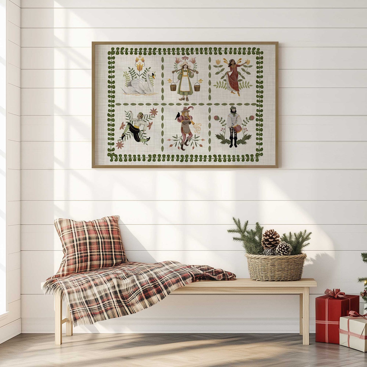 Picture of art in a room