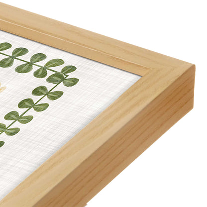 [Color:American Maple], Picture of art in a American Maple frame at an angle