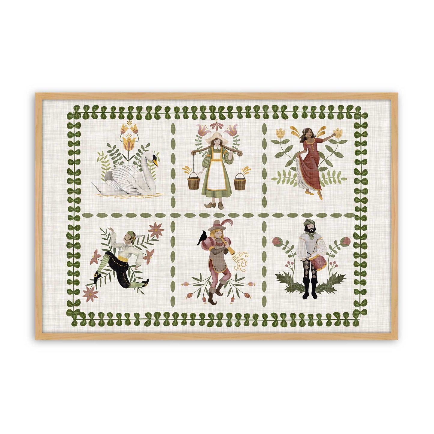 [Color:American Maple], Picture of art in a American Maple frame