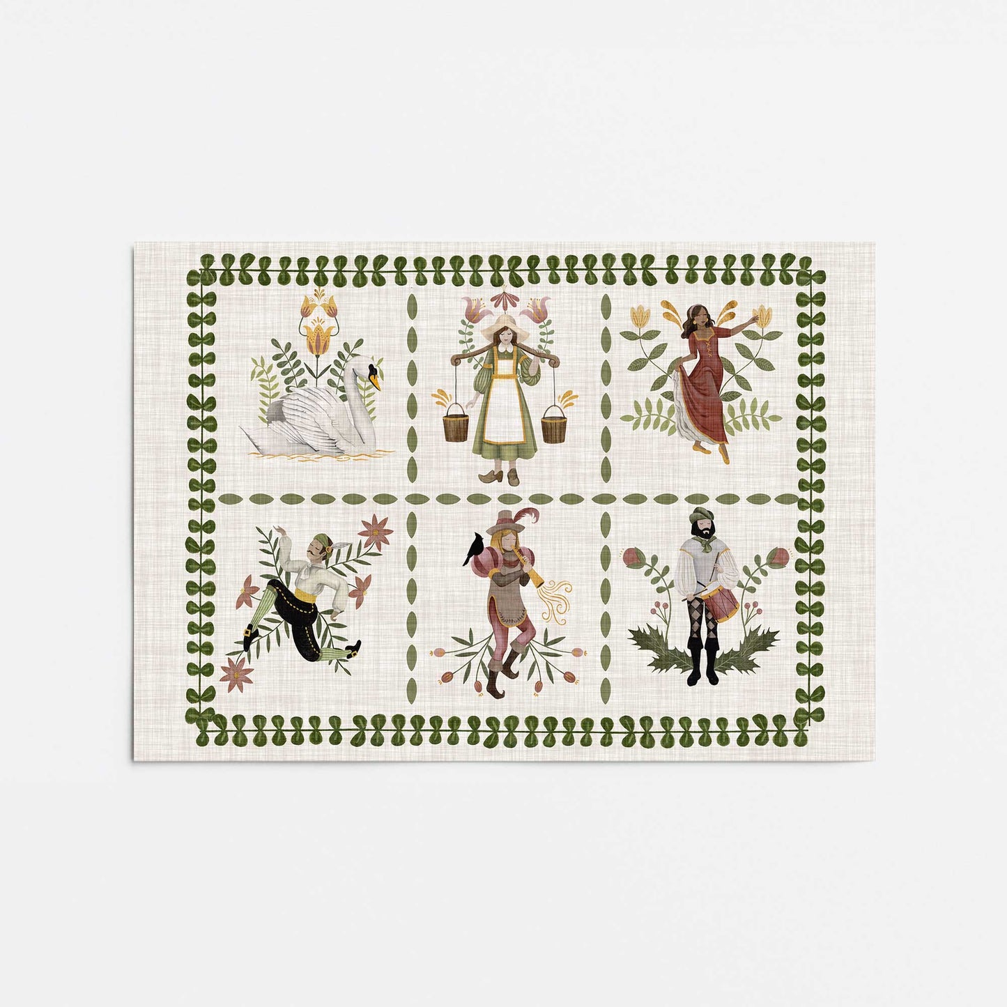 [Color:Rolled Print], Picture of close up of art