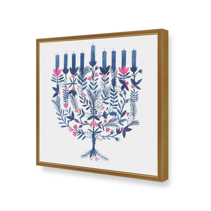 [Color:Polished Gold], Picture of art in a Polished Gold frame of the corner