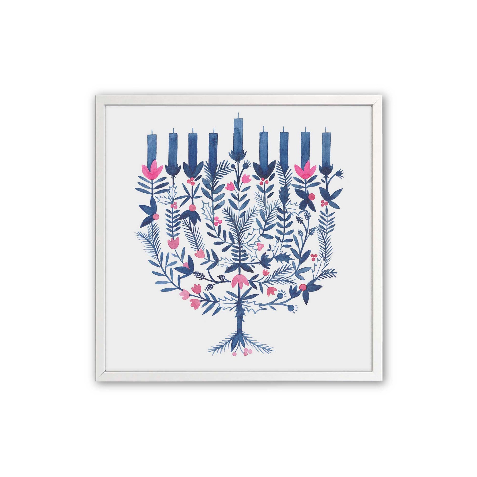 [Color:Opaque White], Picture of art in an Opaque White frame