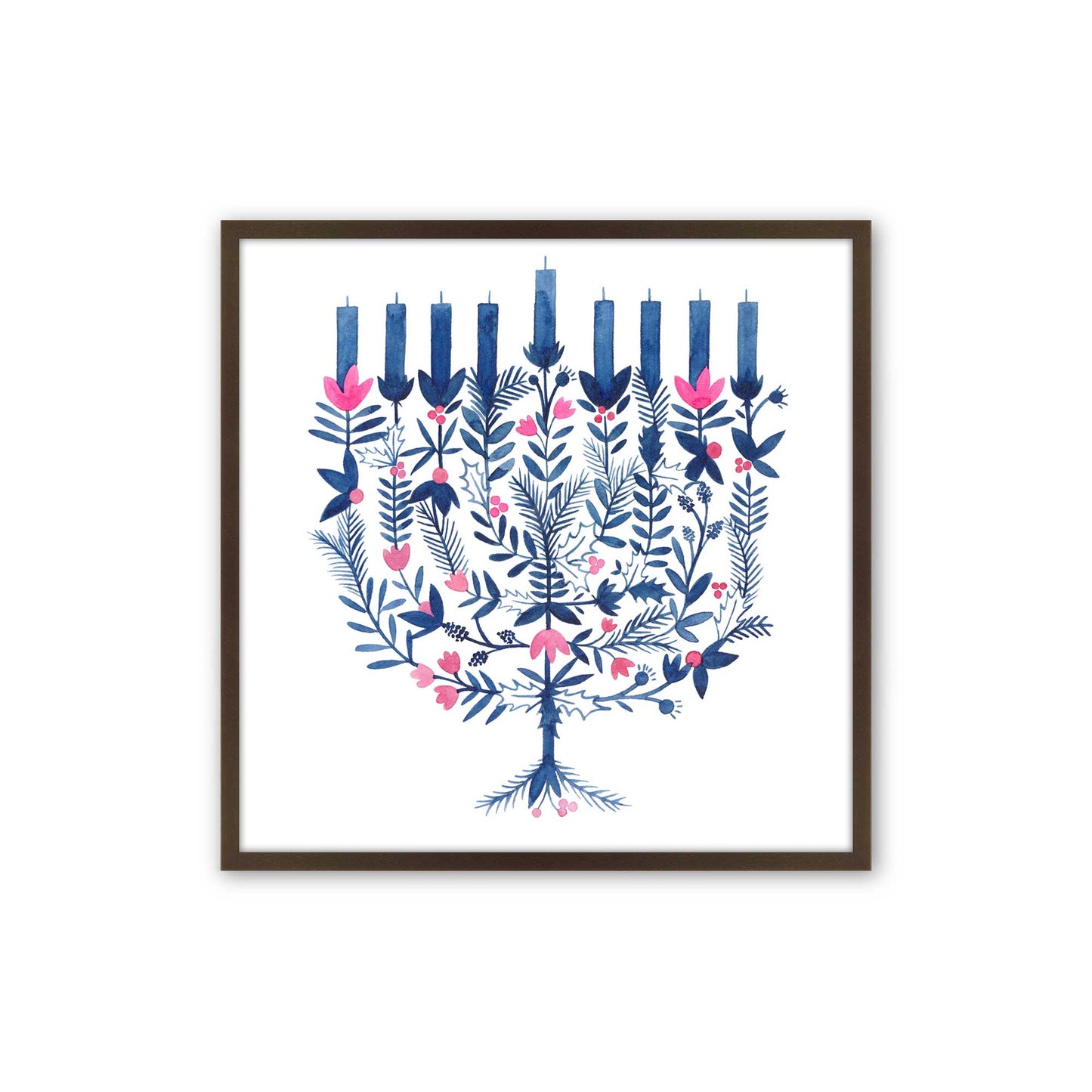 [Color:Belvinder Brown], Picture of art in a Belvinder Brown frame