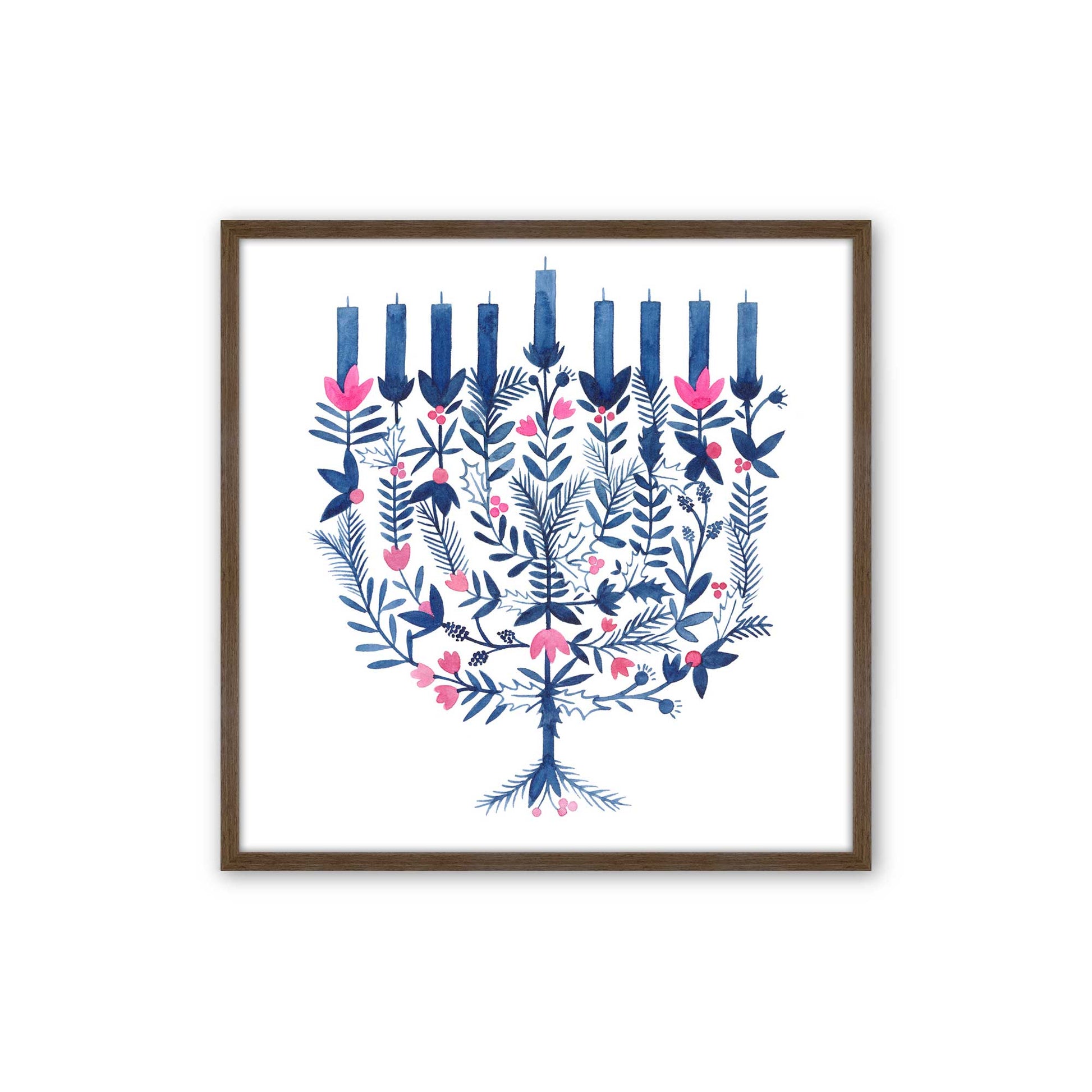 [Color:Walnut], Picture of art in a Walnut frame