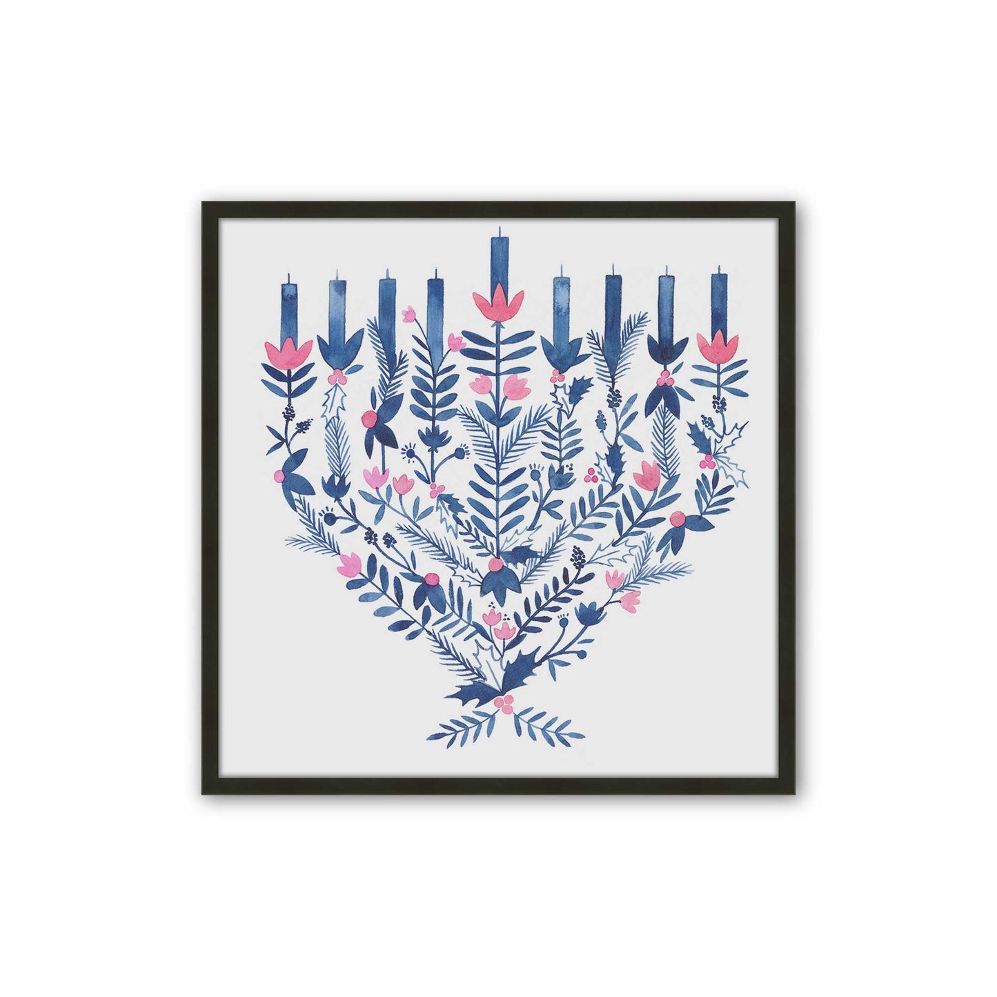 [Color:Satin Black], Picture of art in a Satin Black frame