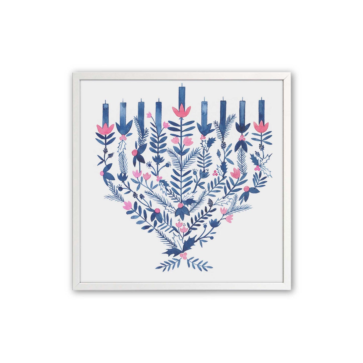 [Color:Opaque White], Picture of art in an Opaque White frame