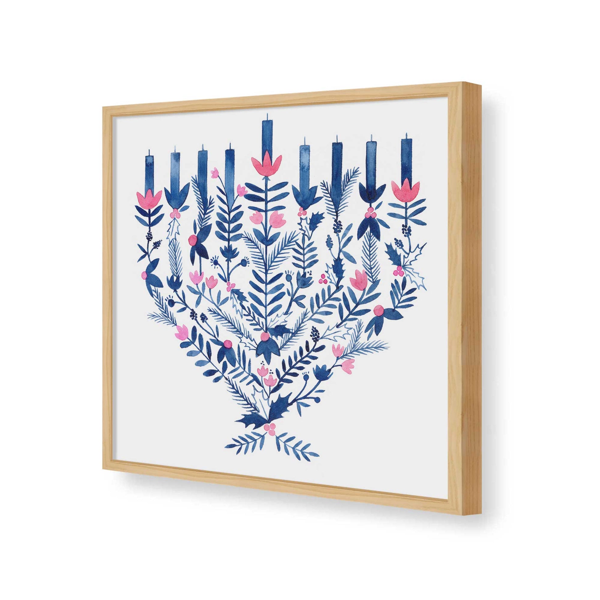 [Color:Espresso], Picture of art in a Espresso frame of the corner