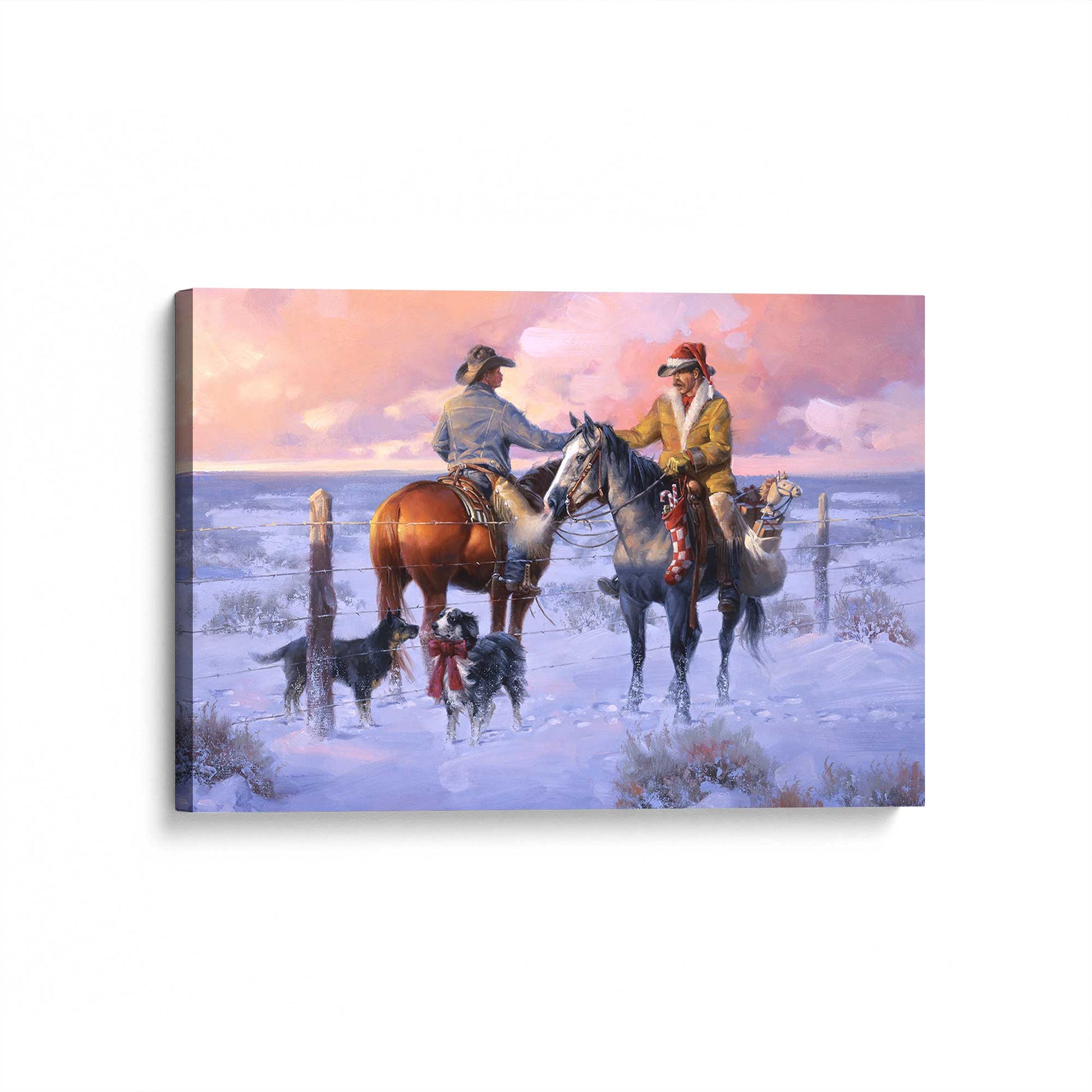 [Color:Stretched Canvas], Picture of art at an angle