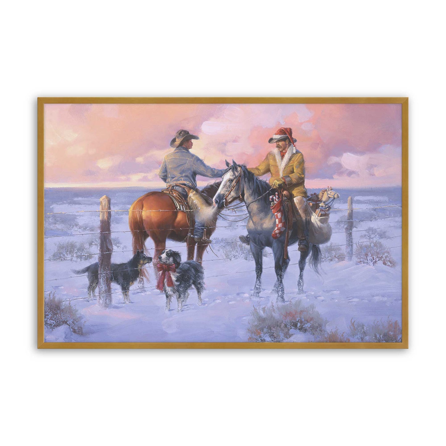 [Color:Polished Gold], Picture of art in a Polished Gold frame