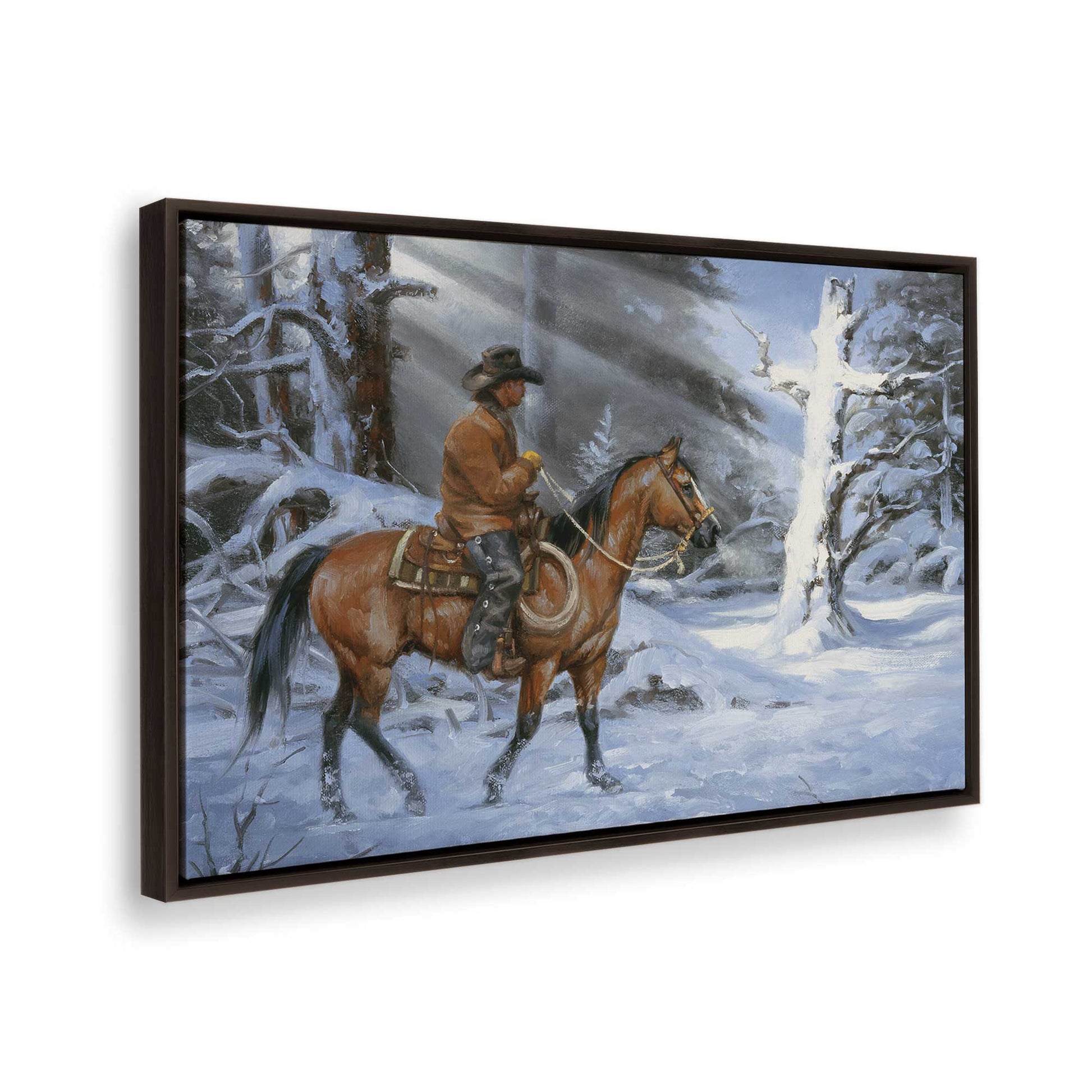 [Color:Espresso], Picture of the corner of the art