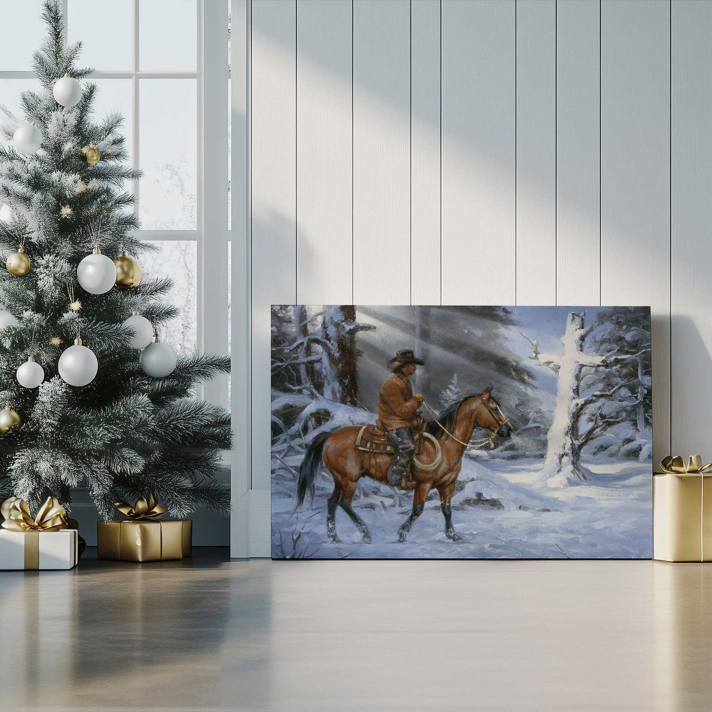 Picture of art in a room