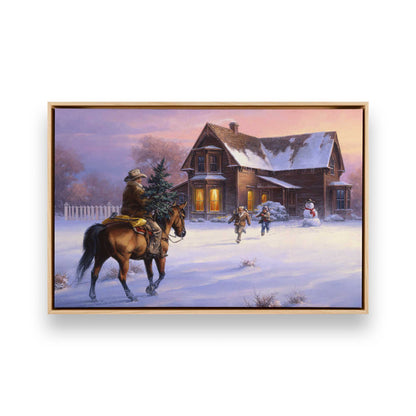 [Color:American Maple], Picture of art in a American Maple frame