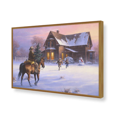 [Color:Polished Gold], Picture of art in a Polished Gold frame of the corner