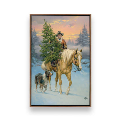 [Color:Walnut], Picture of art in a Walnut frame