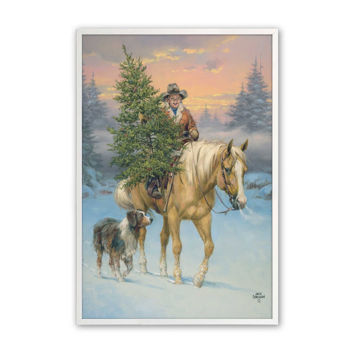 [Color:Opaque White], Picture of art in a Opaque White frame