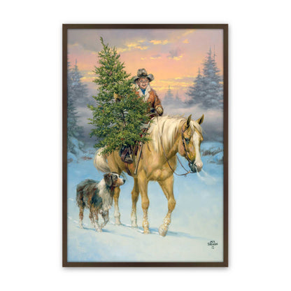 [Color:Brown], Picture of art in a Brown frame