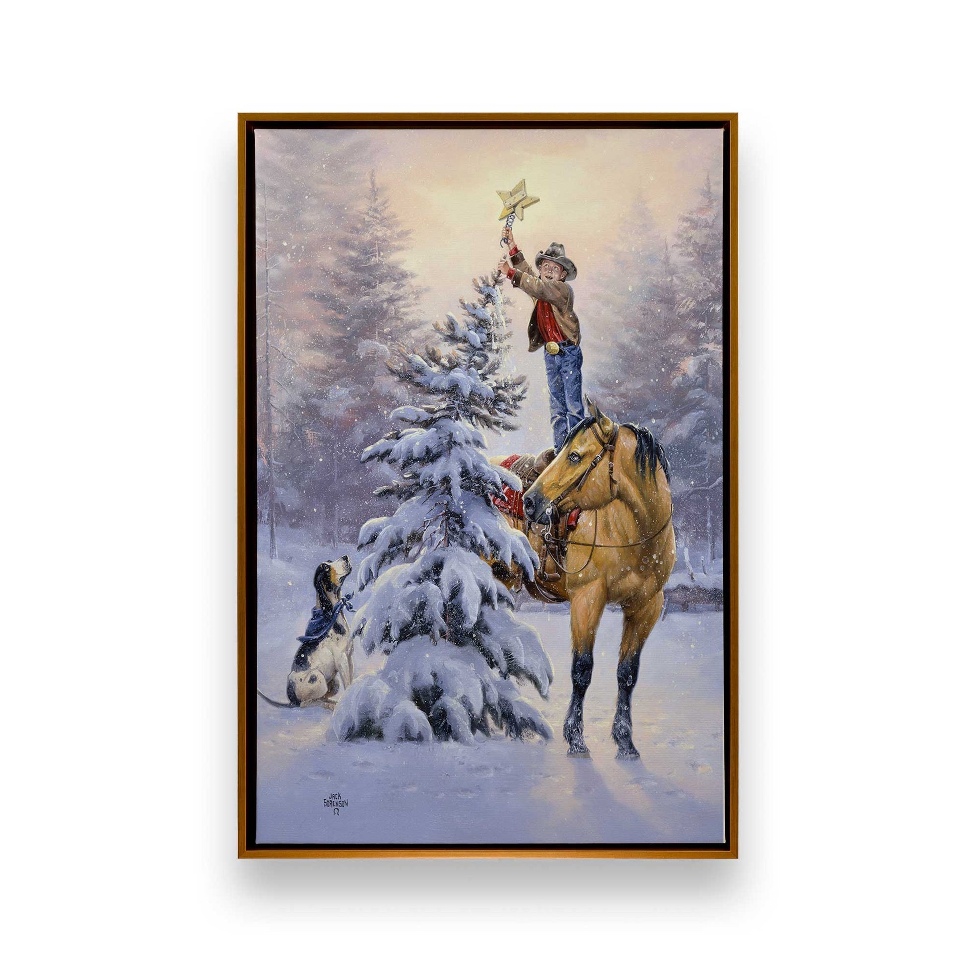 [Color:Polished Gold], Picture of art in a Polished Gold frame