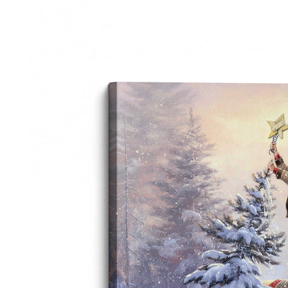 [Color:Stretched Canvas], Picture of the corner of the art