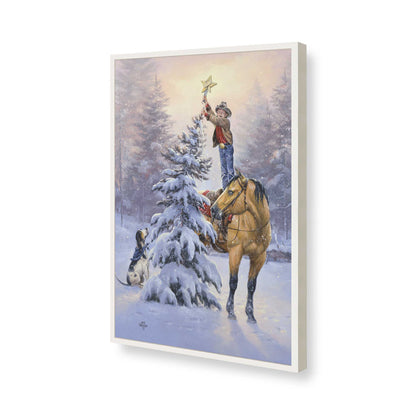 [Color:Opaque White], Picture of art in a Opaque White frame of the corner