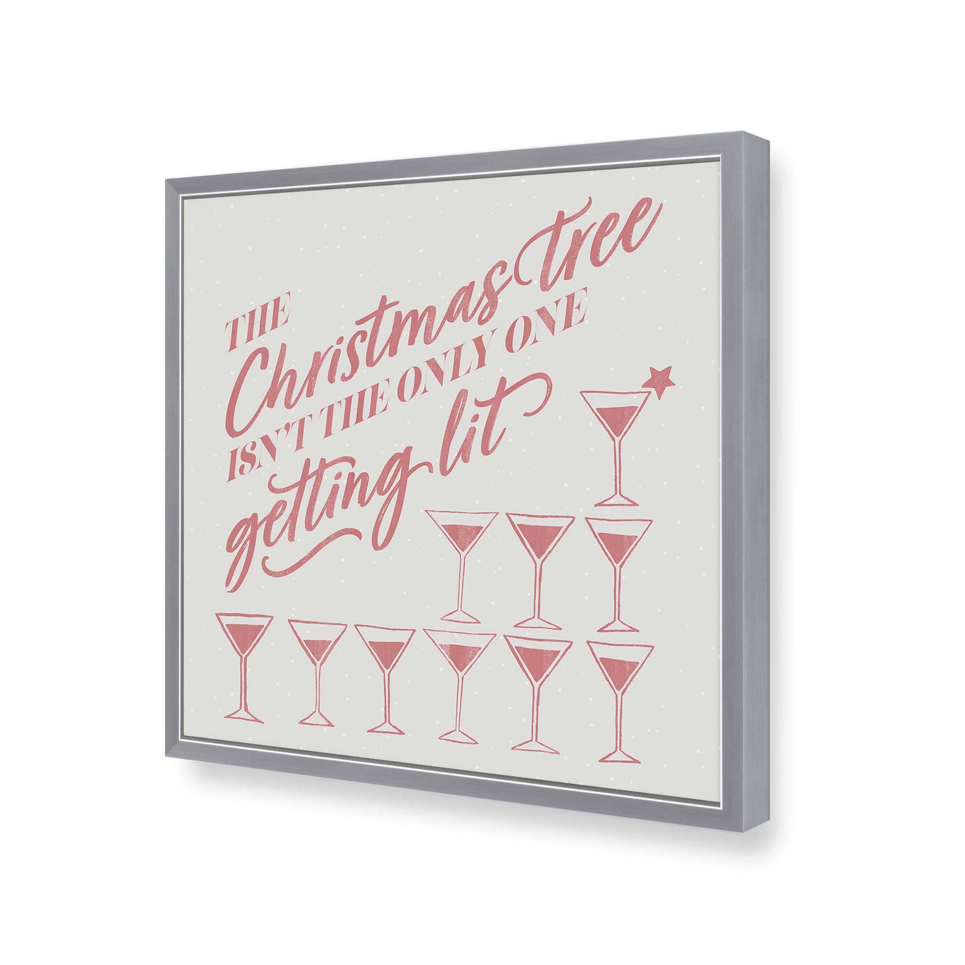 [Color:Polished Chrome], Picture of art in a Polished Chrome frame of the corner