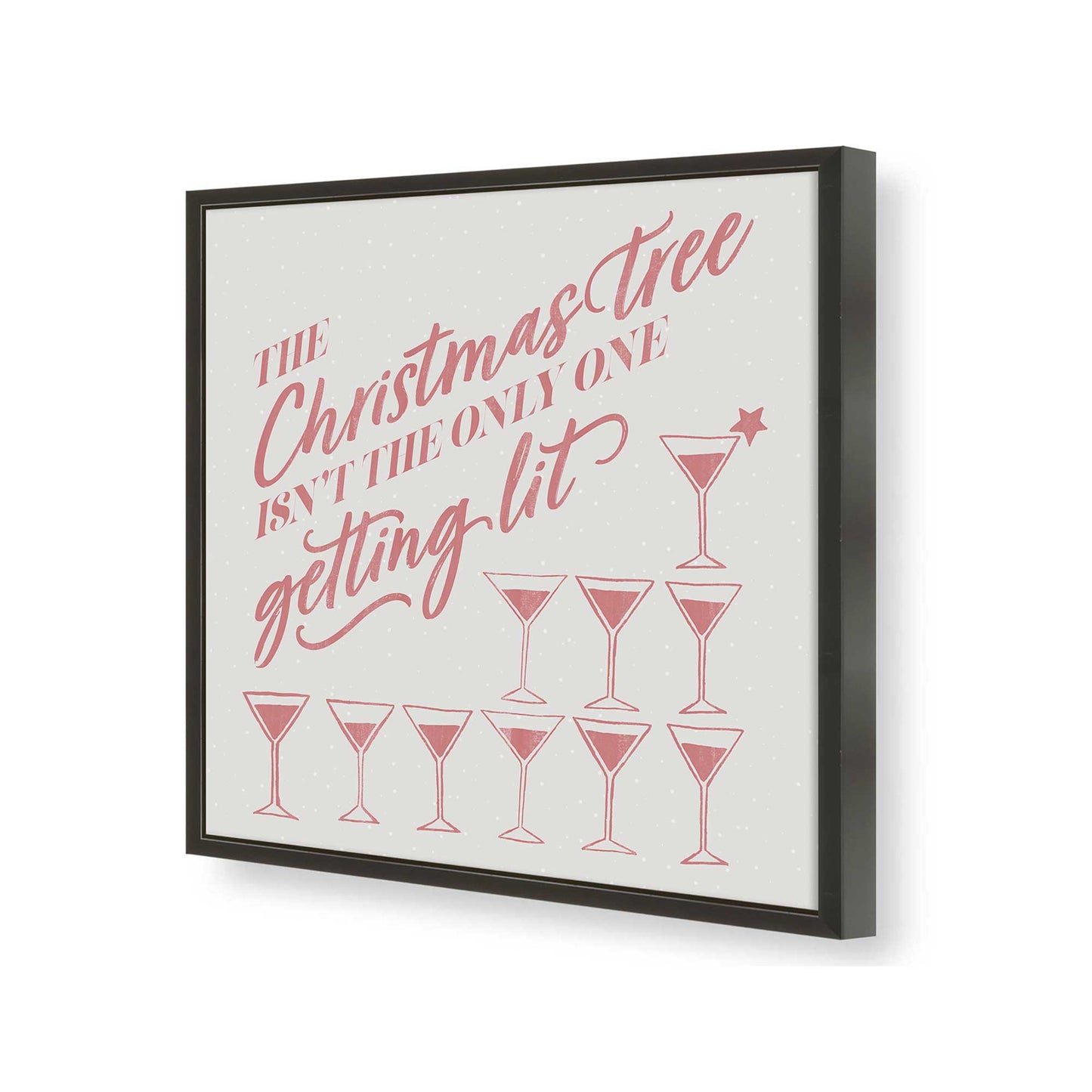 [Color:Satin Black], Picture of art in a Satin Black frame of the corner