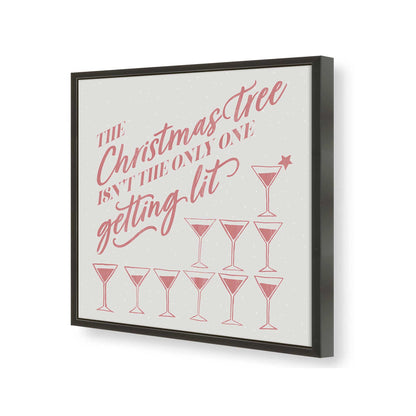 [Color:Satin Black], Picture of art in a Satin Black frame of the corner