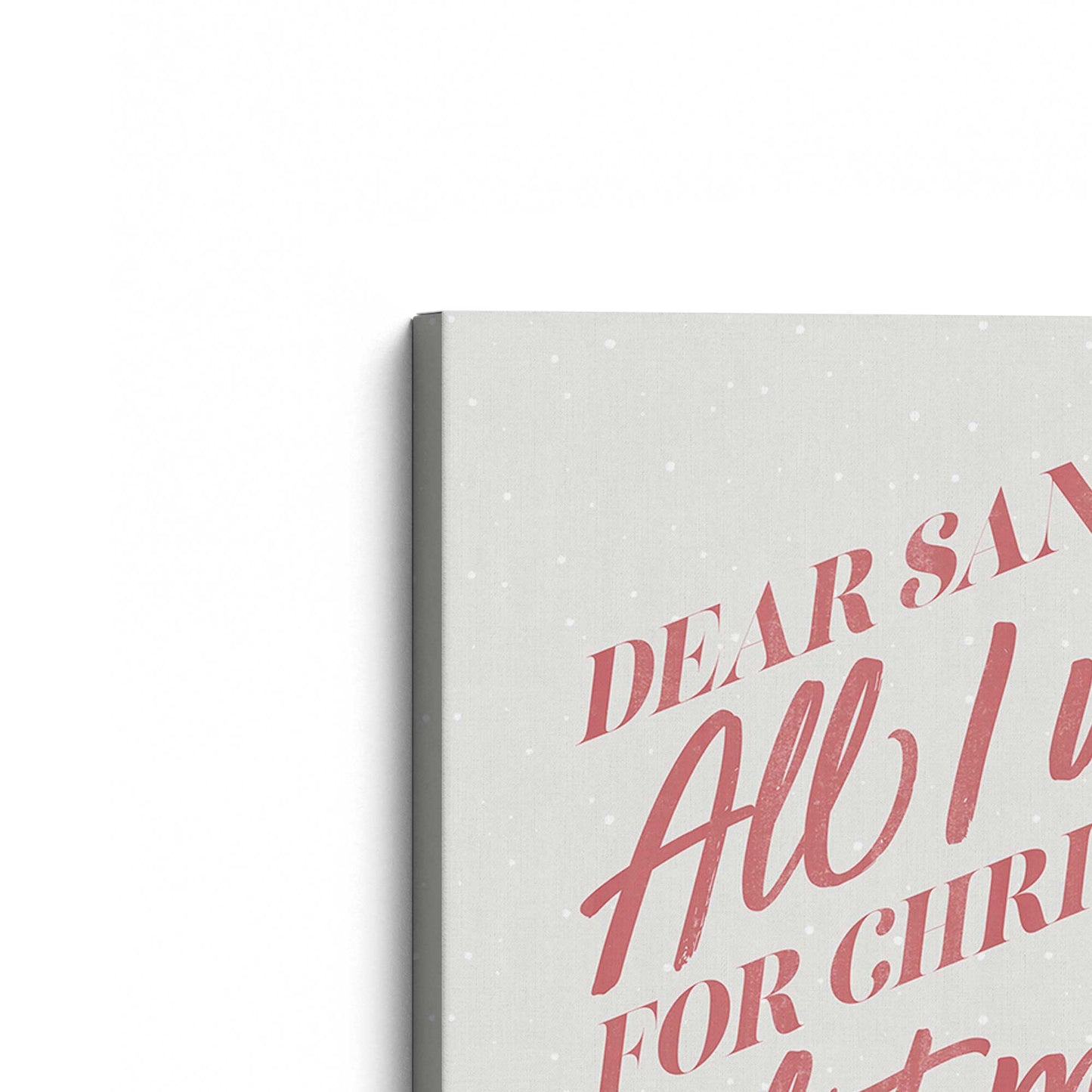 [Color:Stretched Canvas], Picture of the corner of the art