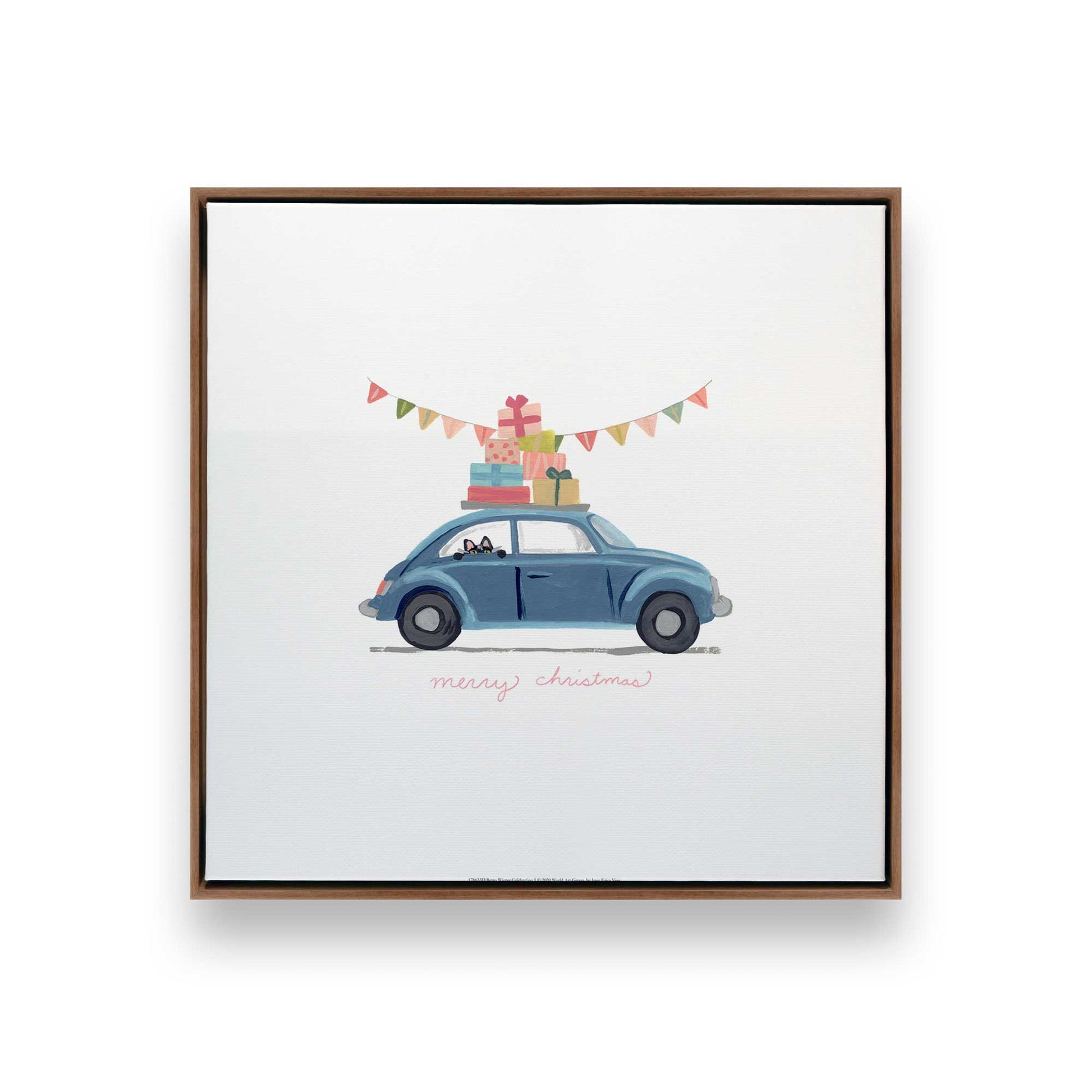 [Color:Walnut], Picture of art in a Walnut frame