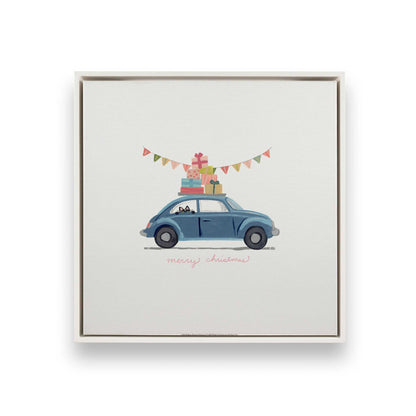 [Color:Opaque White], Picture of art in a White frame