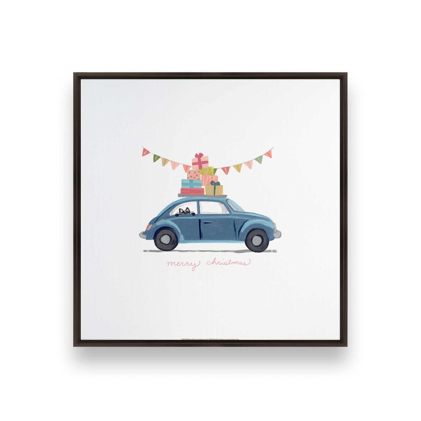 [Color:Espresso], Picture of art in a Espresso frame