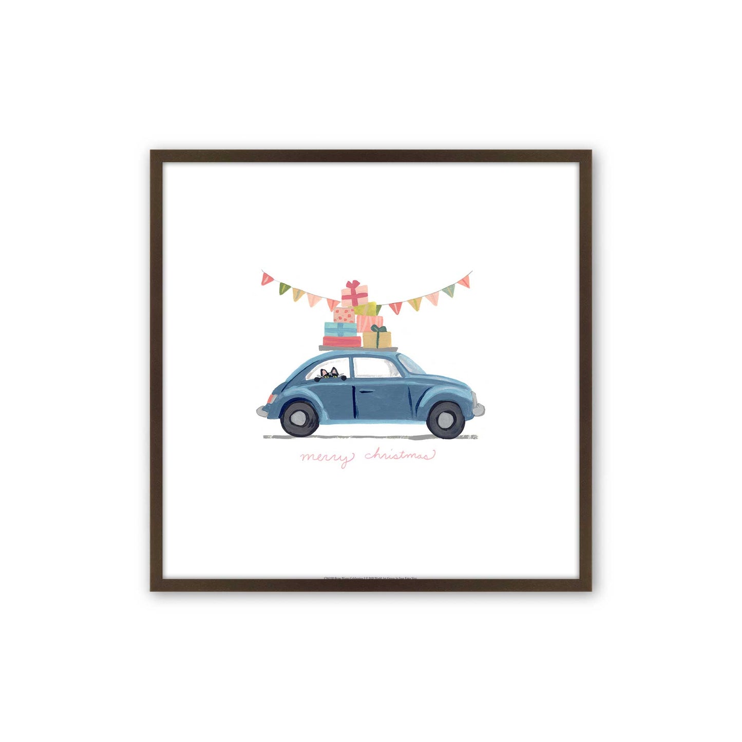 [Color:Espresso], Picture of art in a Espresso frame