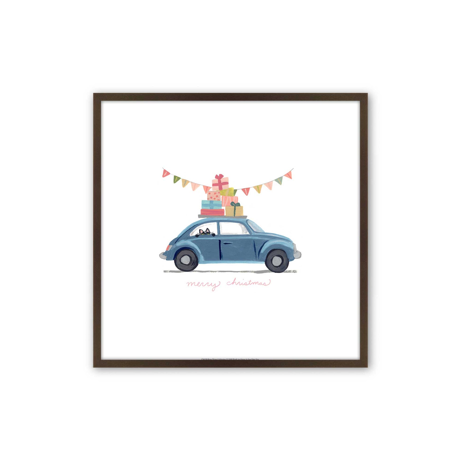 [Color:Espresso], Picture of art in a Espresso frame