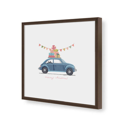 [Color:Espresso], Picture of art in a Espresso frame of the corner