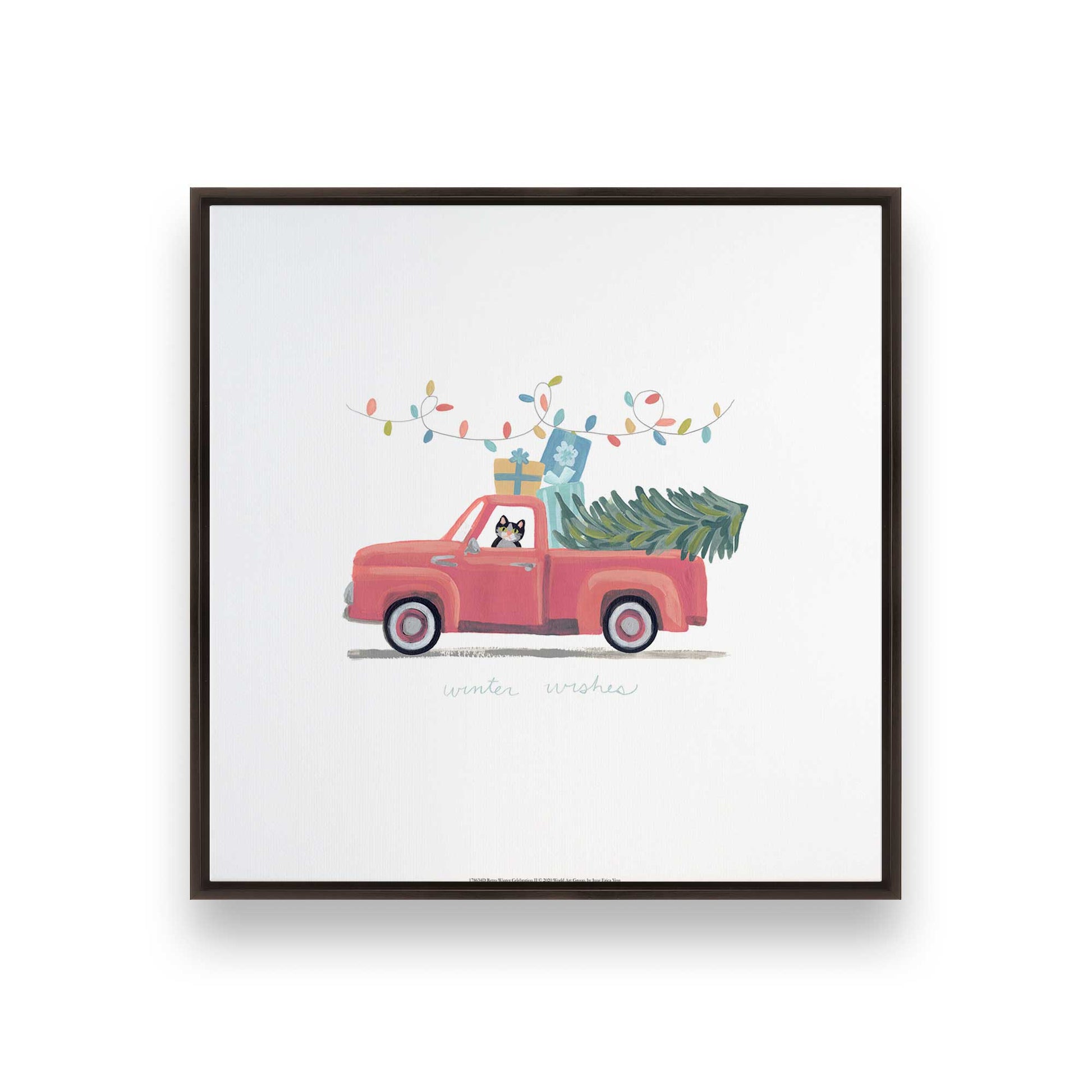 [Color:Espresso], Picture of art in an Espresso frame