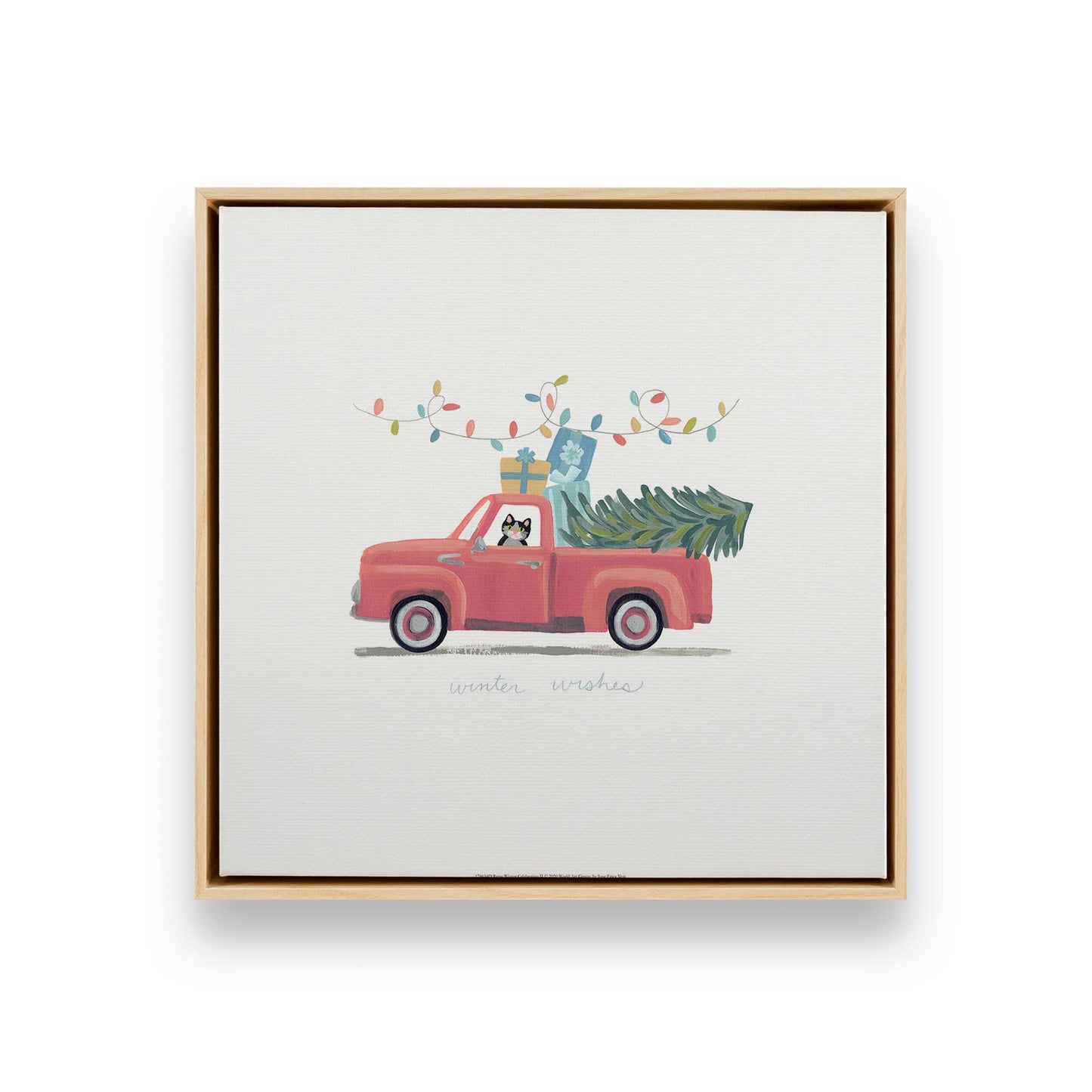 [Color:American Maple], Picture of art in an American Maple frame