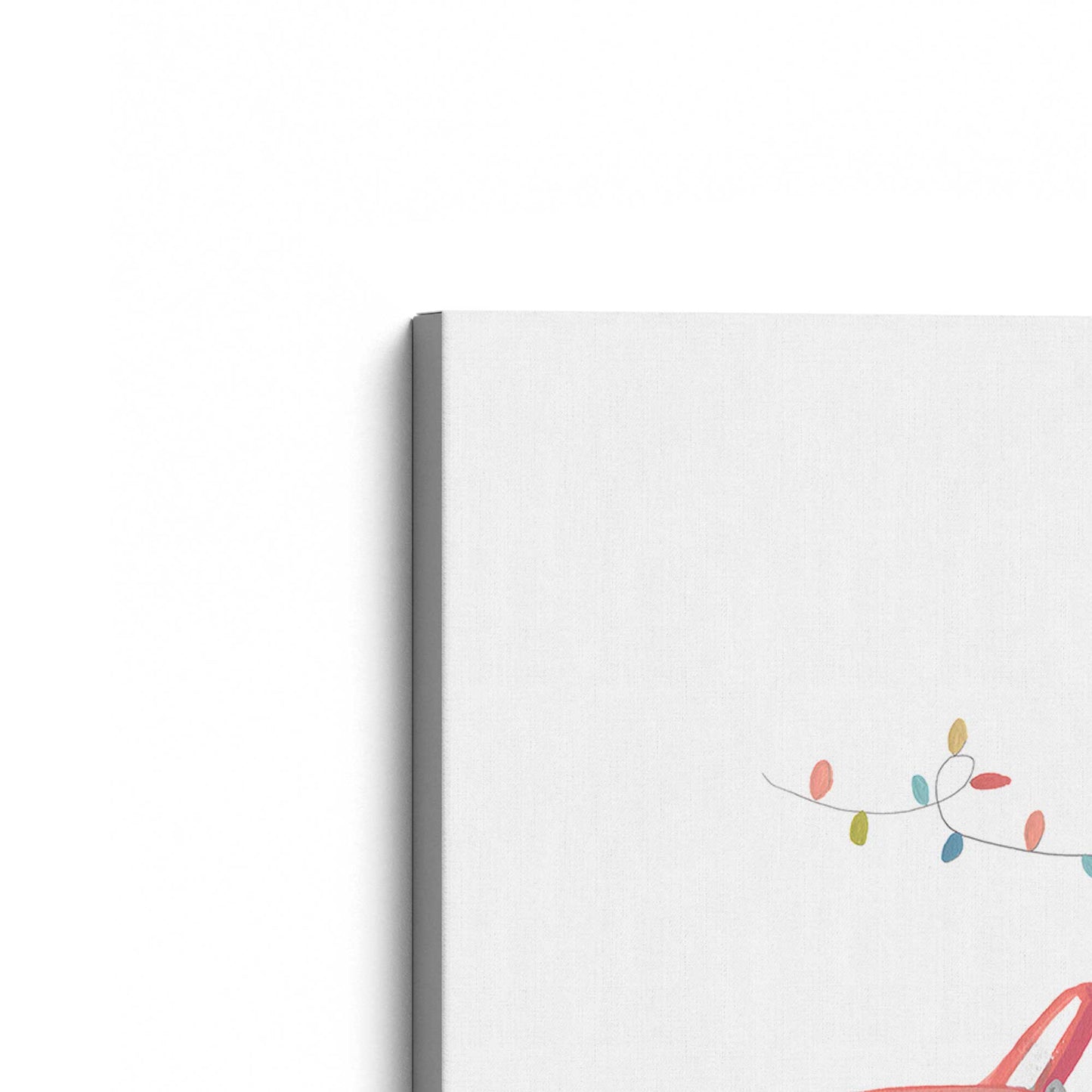 [Color:Stretched Canvas], Picture of the corner of the art