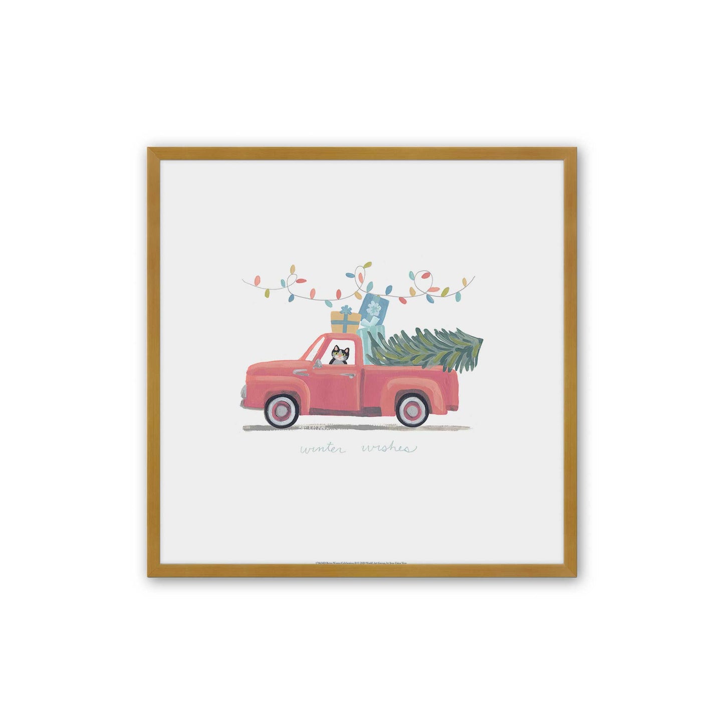 [Color:Polished Gold], Picture of art in a Polished Gold frame