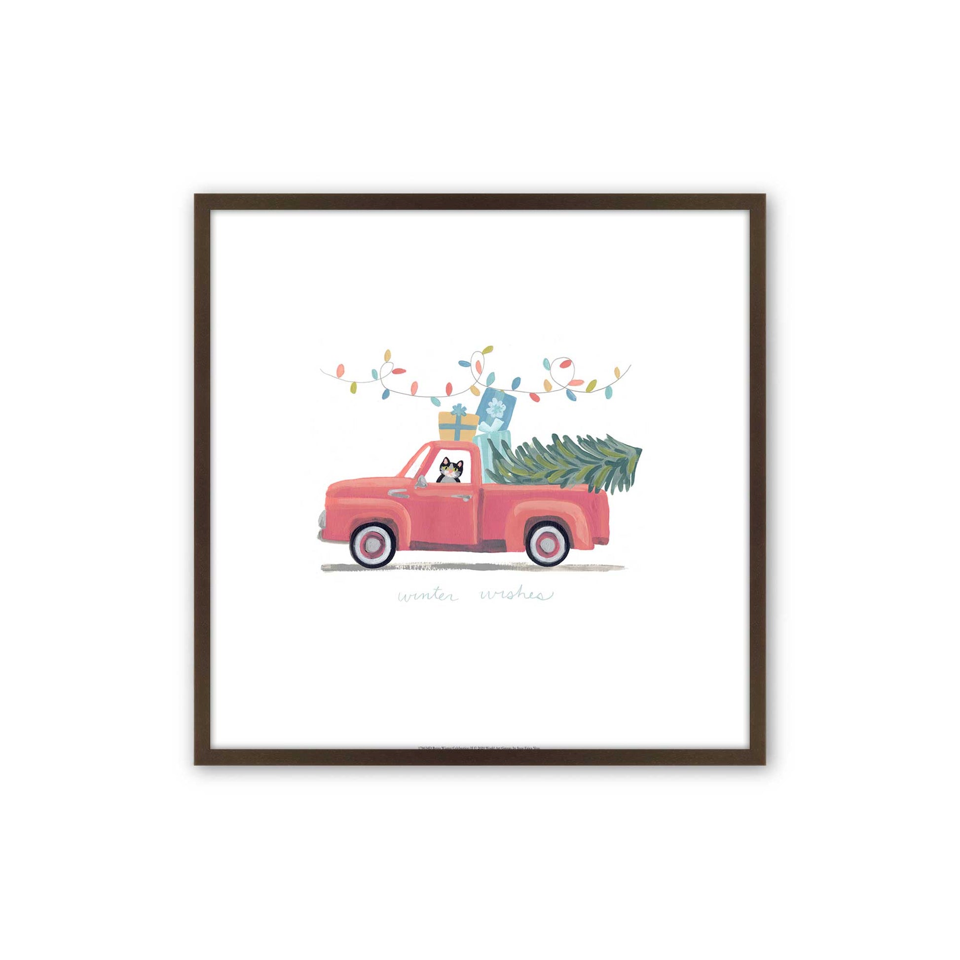 [Color:Belvinder Brown], Picture of art in a Belvinder Brown frame