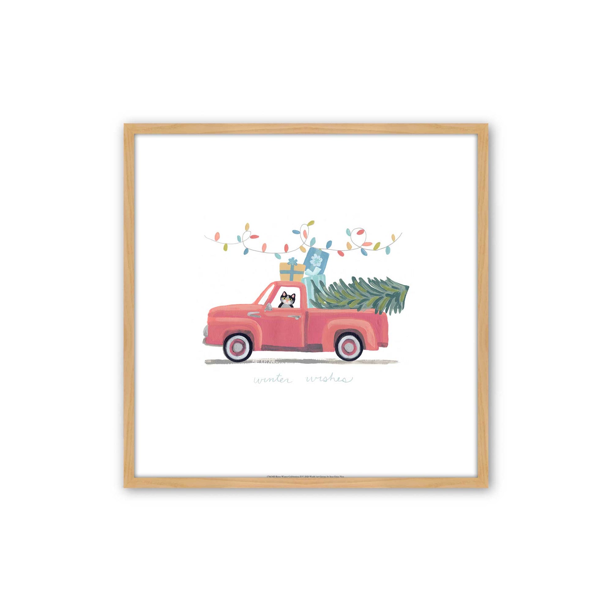 [Color:American Maple], Picture of art in an American Maple frame