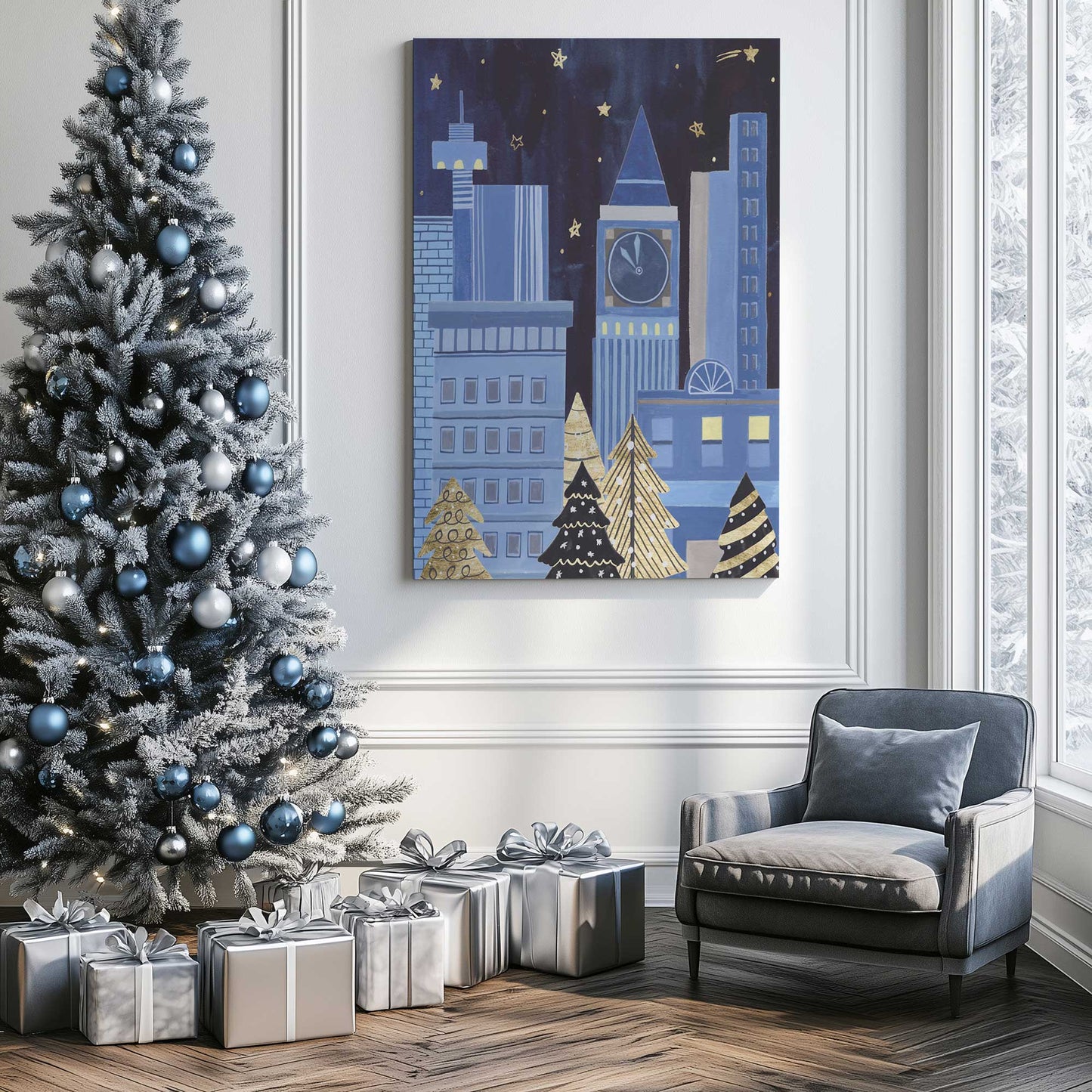 Picture of art in a room