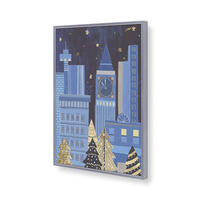 [Color:Polished Chrome], Picture of art in a Polished Chrome frame of the corner