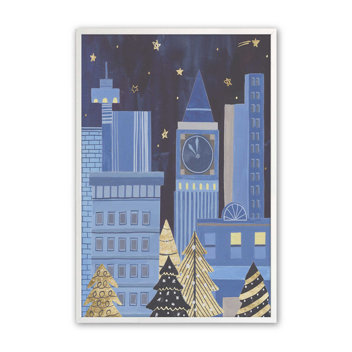 [Color:Opaque White], Picture of art in a Opaque White frame