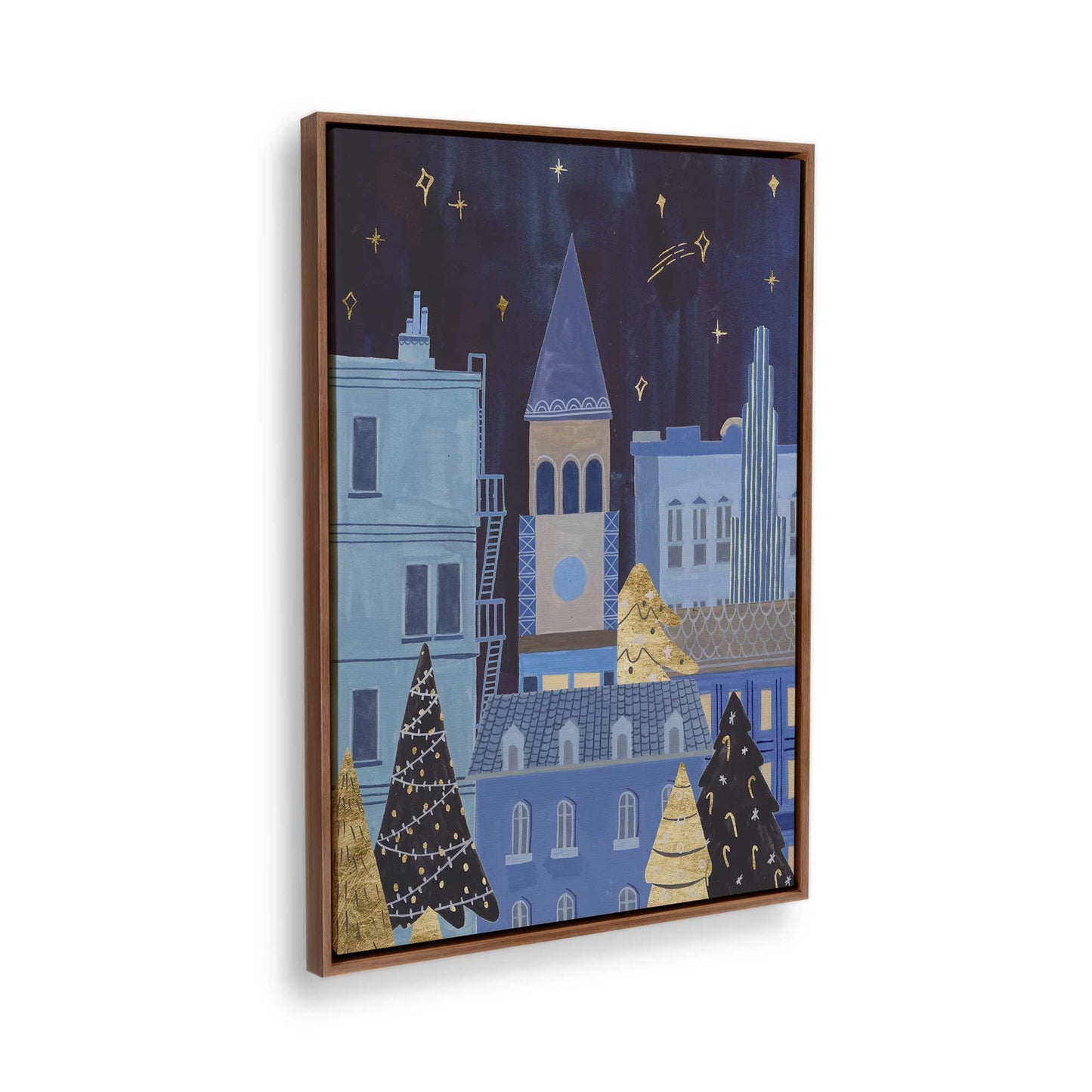 [Color:Walnut], Picture of the corner of the art