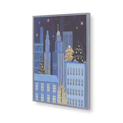 [Color:Polished Chrome], Picture of art in a Polished Chrome frame of the corner